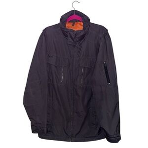 LONDON FOG Functional Outdoor Gear Reg Coat Jacket 2-in-1 size large brown work